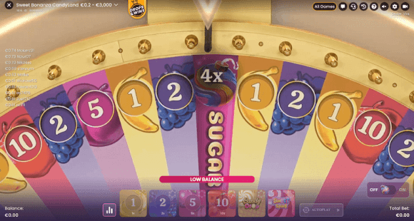 Gameplay de Sweet Bonanza CandyLand en 1xBet